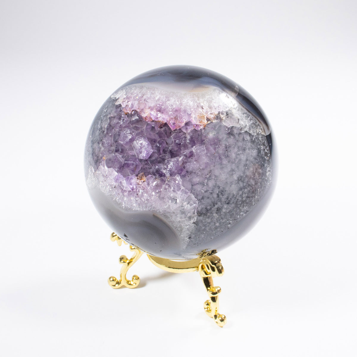 高质紫水晶玛瑙开口笑球– CRYSTALE 天然水晶專門店