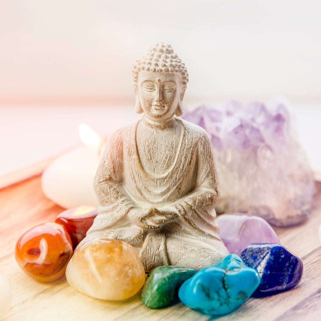 Buddha Stones Hetian Jade Lotus Wohlstand Ohrringe