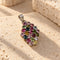 碧璽吊墜 - 約23x19mm