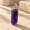 Amethyst pendant - 約32x13x12mm