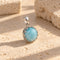 Larimar pendant - 約11.5mm