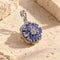 Tanzanite pendant - 約14x14x6mm
