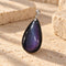 Black Obsidian pendant - 約45x25mm