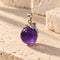 Amethyst pendant - 約12mm