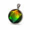 Ammolite Star of David Pendant - 20mm
