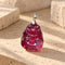 red Tourmaline pendant - 約25x21x7mm