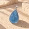 Aquamarine pendant - 約41x25mm