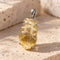 Golden Rutilated Quartz Pixiu pendant - 約22x9x8mm