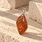 Sunstone pendant - 約26x14mm