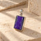 Sugilite pendant - 約18x13mm