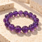 Amethyst  Bracelet. - 約12mm