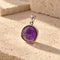 Amethyst pendant - 約12mm