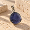 Iolite Star of David pendant - 約17mm