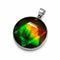 Ammolite Star of David Pendant - 32mm