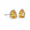 Citrine Teardrop Earrings