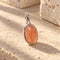 Russian Strawberry Quartz pendant - 約16x11x7mm