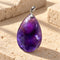 Amethyst pendant - 約30x25mm