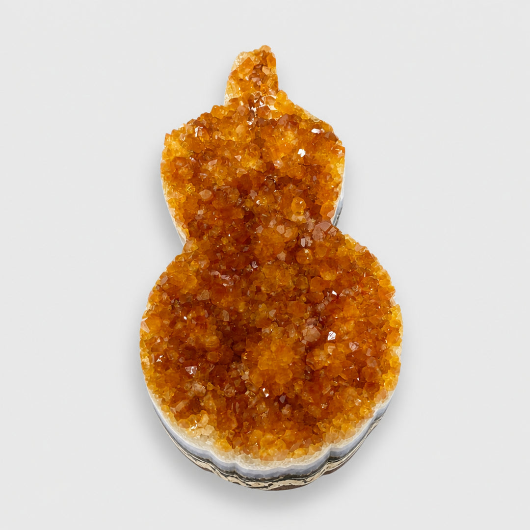 黃水晶葫蘆擺設