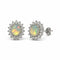 Opal Earrings - 10x9mm