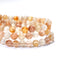 Orange Cat's Eye Rutile Rabbit Hair Quartz - 7mm