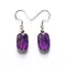 Amethyst Earring -  13  . 5x10 
