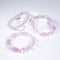 Ice Kunzite Cube Bracelet -  7mm + 5mm 