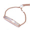 Gibeon Meteorite Design Bracelet - Rose Gold