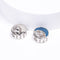 Star & Moon Gibeon Meteorite Pendant - Blue