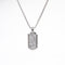 Gibeon Meteorite Stainless Steel Long Plate -  34 * 28  . 5mm 