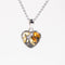 Seymchan Pallasite Heart Shaped Pendant -  15mm 