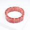 Rhodochrosite Bangle Bracelet -  20x13mm 