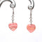 Rhodochrosite Heart Shaped Earring -  12    x    12    mm 