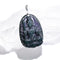 Obsidian Fudo Mingwang (rooster) -  38x27mm 