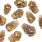 Golden Rutilated Quartz Pixiu - Titanium Hair /  4S 