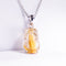 Golden Rutilated Quartz Pixiu Pendant