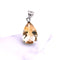 Citrine Waterdrop Pendant -  20x19 