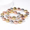 Gibeon Meteorite Three Color David Star Bracelet