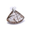 Bronze Rutilated Quartz Shaped Pendant -  32x41mm 